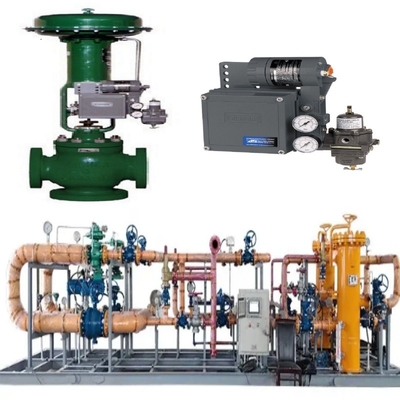 Ventil chuyển đổi trượt với Fisher YD/YS ba chiều van dẫn chuồng 3582i Máy định vị van cơ học với 667 đầu khí nén