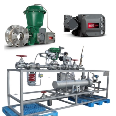 Ventil chuyển đổi trượt với EMERSON Fisher V150 / V200 / V300 Valve điều khiển 1061/2052 Pneumatic Actuator DVC6200 Positioner