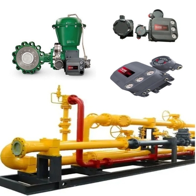 Valve điều khiển dòng chảy trượt với EMERSON Fisher A11 Butterfly Valve 2052 Actuator DVC6200 Positioner 67CF Voltage Regulator