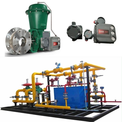 Valve điều khiển dòng chảy trượt với Fisher Vee-Ball V150/V200/V300 van điều khiển 2052 động cơ DVC6200 Positioner