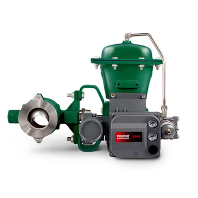 Valve điều khiển dòng chảy trượt với Fisher Vee-Ball V150/V200/V300 van điều khiển 2052 động cơ DVC6200 Positioner