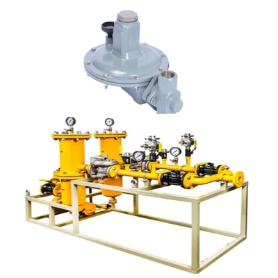 Máy phun khí tự nhiên được trang bị các bộ điều chỉnh Emerson Fisher T205/T205M và máy đo áp suất WIKA