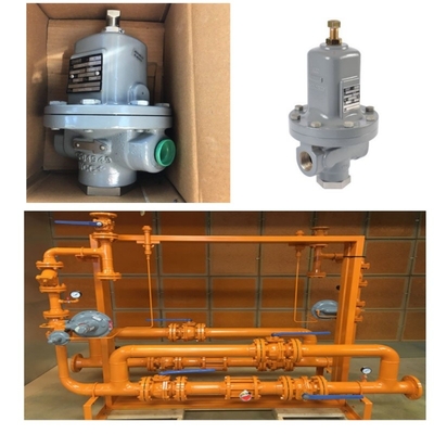 Máy phun khí tự nhiên được trang bị bộ điều chỉnh áp suất Emerson Fisher MR95/MR95L/MR95H và máy đo áp suất WIKA