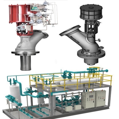 Van điều khiển khí nén với tín hiệu điều khiển tuyến tính 4-20 MA và kết nối vòm cho phạm vi áp suất