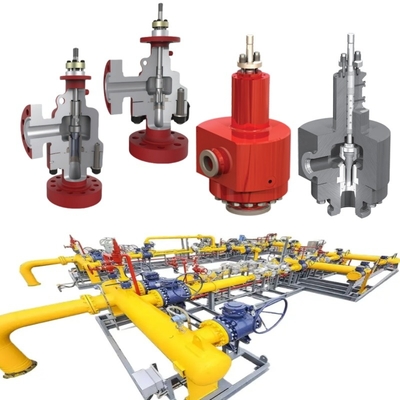 Van điều khiển vòm vòm Samson PN1.6 ~ 42MPa ANSI 150 ~ 2500LB Với ghế xoắn ốc hoặc O vòng DN15 ~ DN600