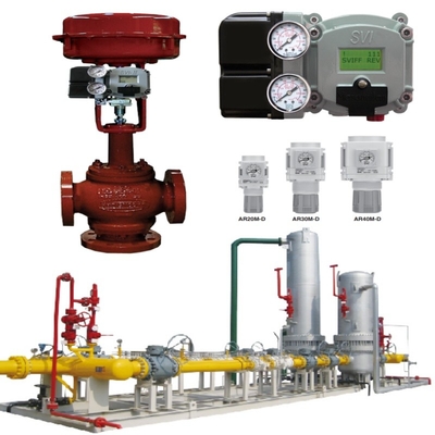Van điều khiển dòng chảy khí nén với kết nối loại vòm sắt dẻo dẻo và phích quay lập dị