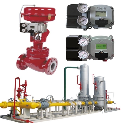 Masoneilan 41005 Máy điều chỉnh áp suất Valve điều khiển dòng chảy với bộ điều khiển SVI-2/SVI-3