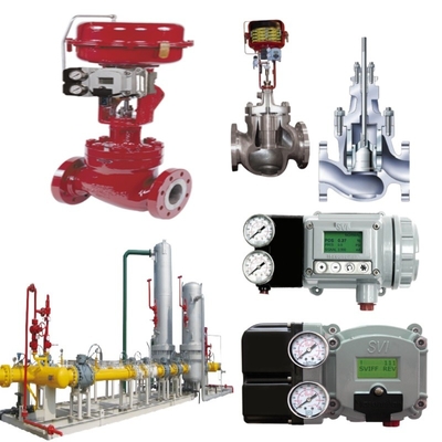 Masoneilan 41005 Máy điều chỉnh áp suất Valve điều khiển dòng chảy với bộ điều khiển SVI-2/SVI-3