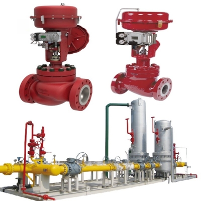 Masoneilan 41005 Máy điều chỉnh áp suất Valve điều khiển dòng chảy với bộ điều khiển SVI-2/SVI-3