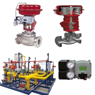 Máy phun kiểm soát dòng chảy với Masoneilan 21000 Series Single-pass Valve 87/88 Cylinder SVI FF SVI II AP Digital Valve Positioner