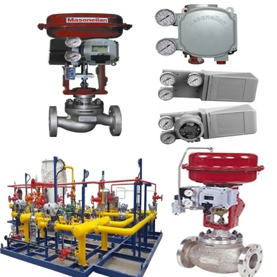 Máy phun kiểm soát dòng chảy với Masoneilan 21000 Series Single-pass Valve 87/88 Cylinder SVI FF SVI II AP Digital Valve Positioner
