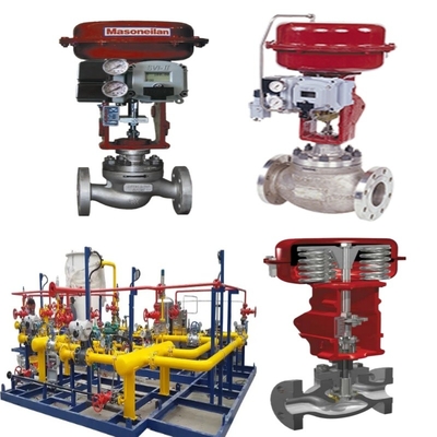 Máy phun kiểm soát dòng chảy với Masoneilan 21000 Series Single-pass Valve 87/88 Cylinder SVI FF SVI II AP Digital Valve Positioner
