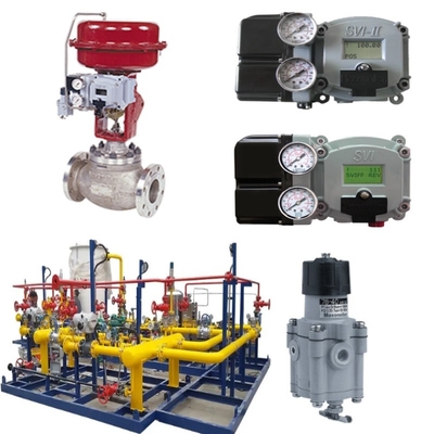 Máy phun kiểm soát dòng chảy với Masoneilan 21000 Series Single-pass Valve 87/88 Cylinder SVI FF SVI II AP Digital Valve Positioner