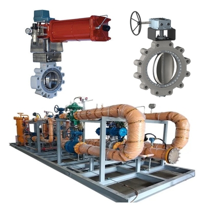 Van chuyển động Skid Masoneilan 33000 Ventil bướm thép không gỉ SVI1000 SVI II SVI3 Ventil định vị BR200 BR400 Lắp cường