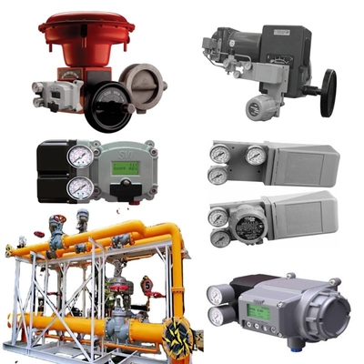 Van khí tự nhiên Skid Masoneilan 37002 Series Butterfly Control Valve SVI2 SVI3 4700E Valve Positioner 496 Rotary Switch