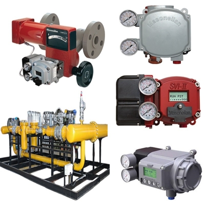 Ventil khí tự nhiên trượt bởi Masoneilan 35002 Valve điều khiển loại 35 Actuator SVI1000/SVI2/SVI3 Positioner ACSO Solenoid Valve