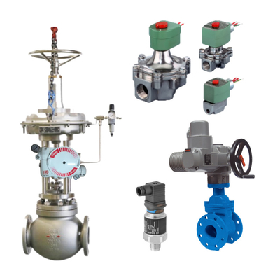 Flowserve Valve Positioner 3800 520MD 3200MD Với ASCO Solenoid Valves Cho Pneumatic Control Ball Valve