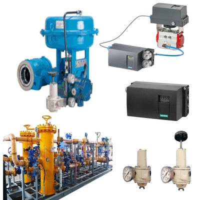 Van điều khiển xoay đặc với thiết bị định vị van Siemens 6DR5010 để điều khiển chất lỏng chính xác