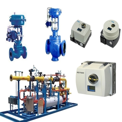 PFA Flanged PFA Liner Pneumatic Control Valve Positioner Samson với tín hiệu 4-20 mA