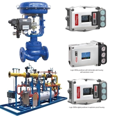 Flowserve Positioner 3200MD 520MD 3800 với Spirax Sarco Actuator cho không khí dầu khí môi trường nhiệt độ -40 ° đến 85 °