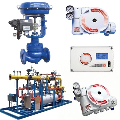 Flowserve Positioner 3200MD 520MD 3800 với Spirax Sarco Actuator cho không khí dầu khí môi trường nhiệt độ -40 ° đến 85 °