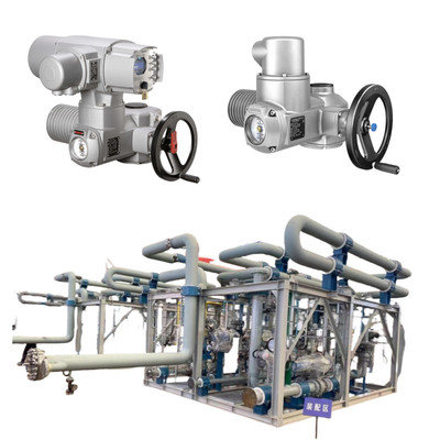 Hệ thống trượt khí và dầu sử dụng AUMA SA 07.2 đến 16.2 SAREx 25.1 đến 40.1 Máy điều khiển nhiều vòng trong kho