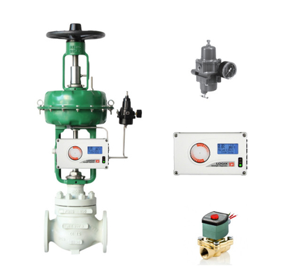 Flowserve Valve Positioner 3800 520MD 3200MD Với ASCO Solenoid Valves Cho Pneumatic Control Ball Valve