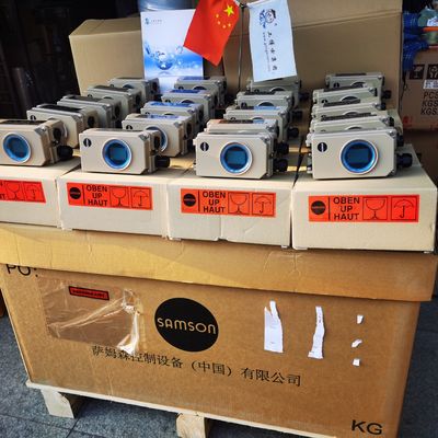 Samson Quả cầu điều khiển Van 3241với Thiết bị truyền động khí nén 3277 và Bộ định vị van Masoneilan SVI2 21113111 4708 quy định