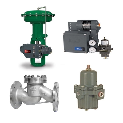 Van điều khiển với Fisher 667/657 Pneumatic Actuator DVC6200/3582/3582I Bracket Valve Positioner và 67CFR-225 Filter Regulator