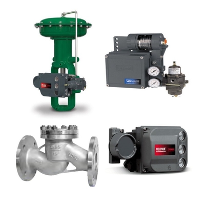 Van điều khiển với Fisher 667/657 Pneumatic Actuator DVC6200/3582/3582I Bracket Valve Positioner và 67CFR-225 Filter Regulator