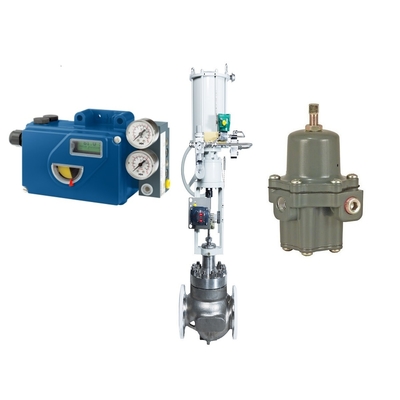 Các van điều khiển chất lượng cao của Trung Quốc với Fisher 67CFR điều chỉnh bộ lọc và ASCO 5 vị trí 3 chiều van điện tử Foxboro SRD991 Valve Positioner