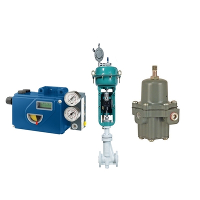 Các van điều khiển chất lượng cao của Trung Quốc với Fisher 67CFR điều chỉnh bộ lọc và ASCO 5 vị trí 3 chiều van điện tử Foxboro SRD991 Valve Positioner