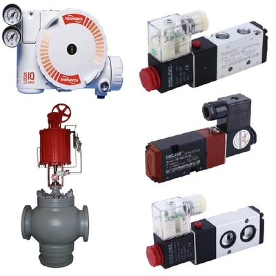 Flowserve Valve Controller Logix 3200MD Positioner, được trang bị với Pneumatic Actuator và DELIXE Solenoid Valve