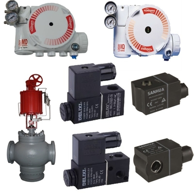 Flowserve Valve Controller Logix 3200MD Positioner, được trang bị với Pneumatic Actuator và DELIXE Solenoid Valve
