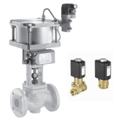 Các phụ kiện van điều khiển FISHER DVC6200 Samson 4763 Spirax SP7 And Burkert Brass Solenoid Valve 6524 Với độ bền nhiệt độ cao