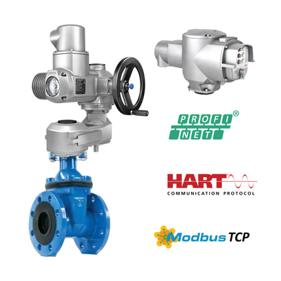 AUMA SA07.2 SA07.6 Máy điều khiển van điện với hộp số GST và điều khiển máy điều khiển AM để điều khiển chính xác