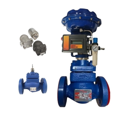 Spirax Sarco Control Valve KE73 với Fisher DVC2000 Positioner và Flanged Steam Trap FT14/FT44/FTS14-10/TD32F DN40 Spirax Sarco Steam Trap