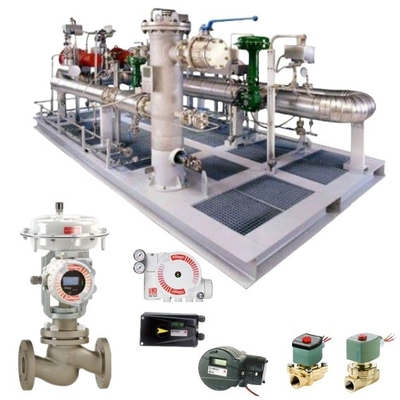 Flowserve Positioner 3200MD 520MD 3800 Với Spirax Sarco Actuator và Asco Solenoid Valve Cho Sản xuất Công nghiệp