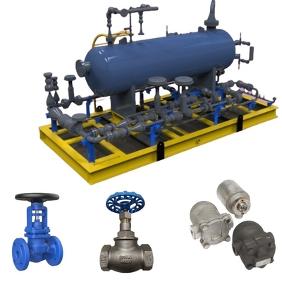 Spriaxsarco Stop Valve HV3/BSA2T và bẫy hơi nổi với van điều khiển khí nén Bithermo cho hệ thống ống và hơi nước