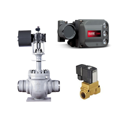 KTM nổi EB1 OM-2 van quả bóng Keystone Động cơ Fisher DVC6200 HC Định vị đơn hoạt động cho Skid gắn