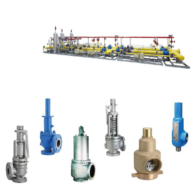 Tank Booster Skid với van giảm áp Crosby mùa xuân trực tiếp hoạt động cho khí tự nhiên áp suất giảm áp van an toàn
