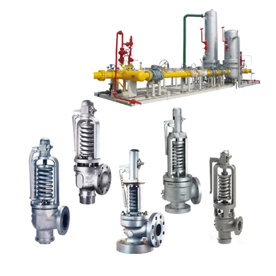 Tank Booster Skid với van giảm áp Crosby mùa xuân trực tiếp hoạt động cho khí tự nhiên áp suất giảm áp van an toàn