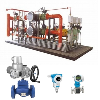 Auma Multi-Turn Valve Actuator SA 07.2 SA10.2 SA14.2 SA16.2 Động cơ điện với Endress và Hauser Pressure Tansmitter trên Keystone Butterfly Valve cho Chinese Skid