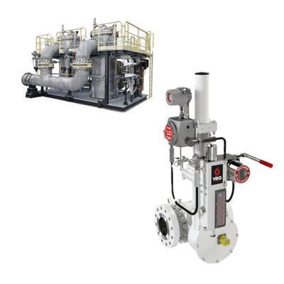 VRG Pneumatic Rotary Control Valves VPC-SA Valve Pilot Controllers RCVC Red Circle Valve Controller cho ứng dụng khí tự nhiên