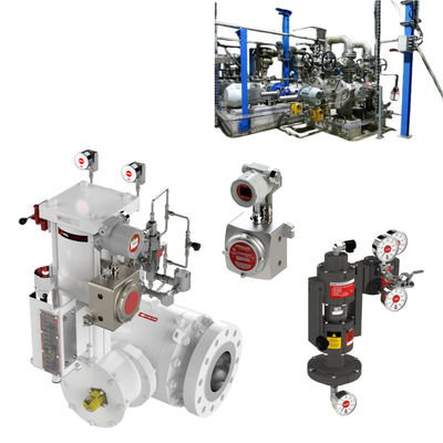 VRG Pneumatic Rotary Control Valves VPC-SA Valve Pilot Controllers RCVC Red Circle Valve Controller cho ứng dụng khí tự nhiên