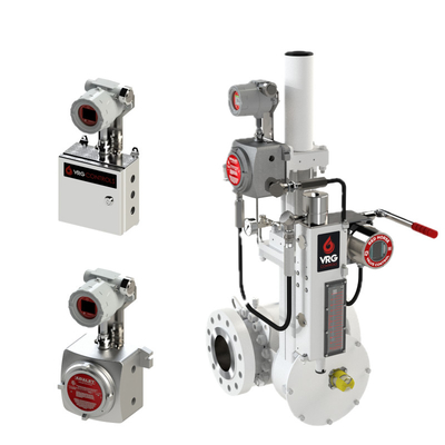 VRG Rotary Control Valve Packages Modular Customized Valve Gas Positioner Pilot Controllers cho ngành công nghiệp kiểm soát khí tự nhiên