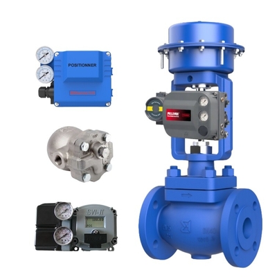 Masoneilan SVI2 Pneumatic Control Valve Positioner và Spirax Steam Trap cho Bithermo Valve