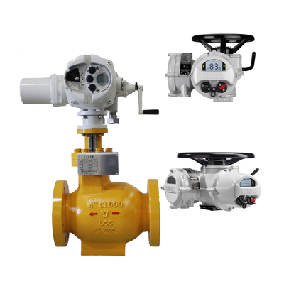 A2000 Electric Axial Flow Control Valve Factory Customized OEM Rotork Auma Limitorque Máy điều khiển động lực van điện