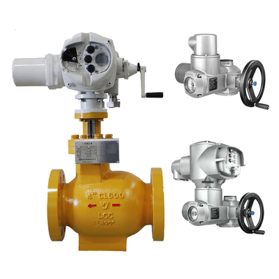 A2000 Electric Axial Flow Control Valve Factory Customized OEM Rotork Auma Limitorque Máy điều khiển động lực van điện