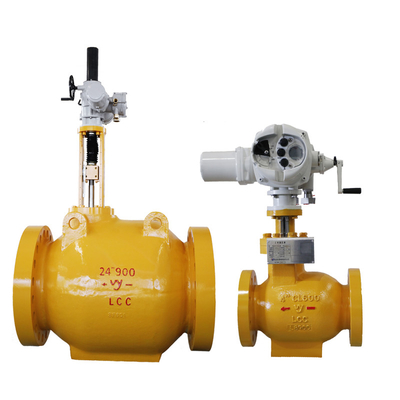 A2000 Electric Axial Flow Control Valve Factory Customized OEM Rotork Auma Limitorque Máy điều khiển động lực van điện